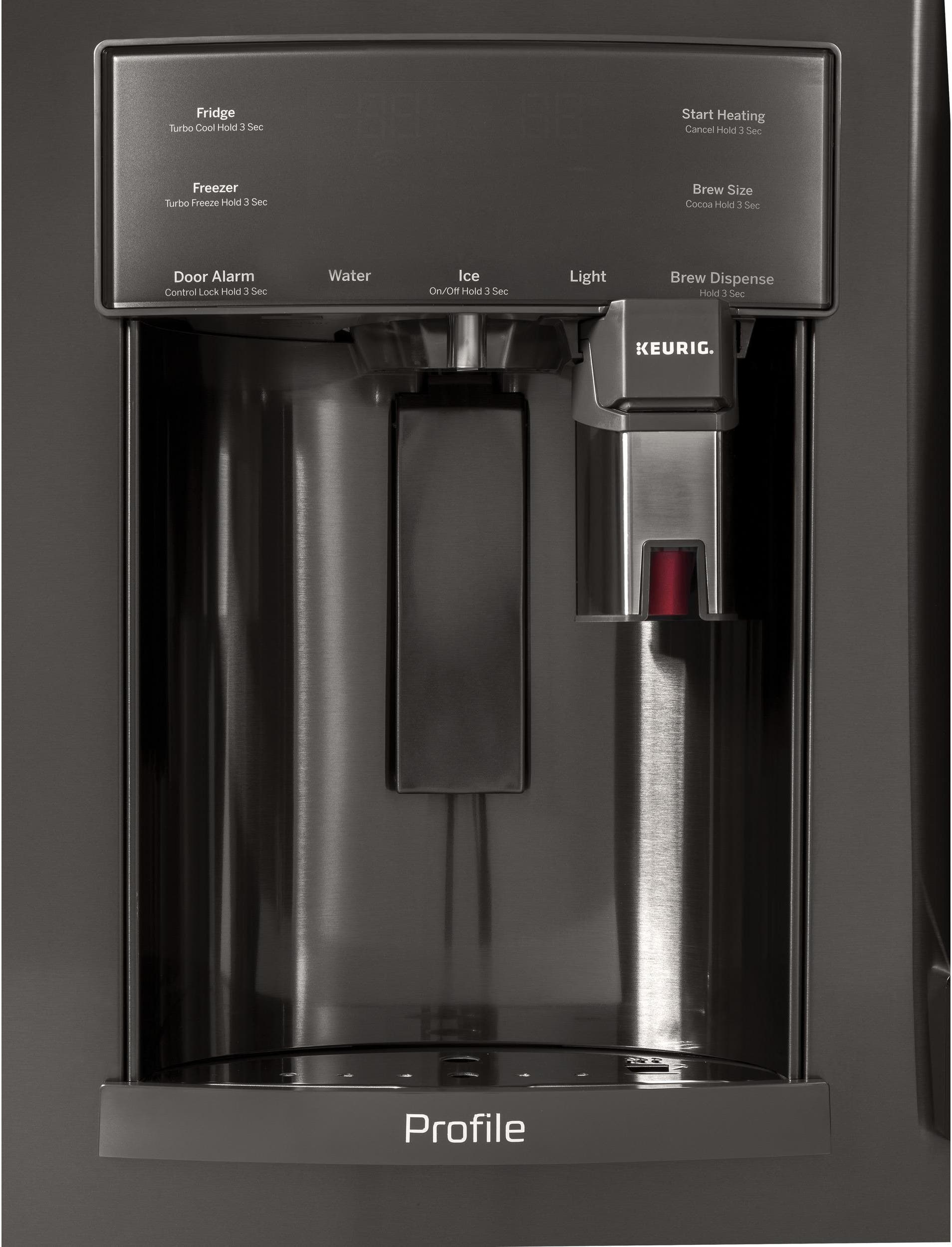 GE PFE28PBLTS Black Stainless Steel