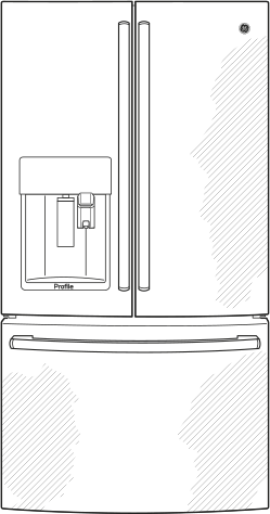 GE PFE28PYNFS Fingerprint Resistant Stainless