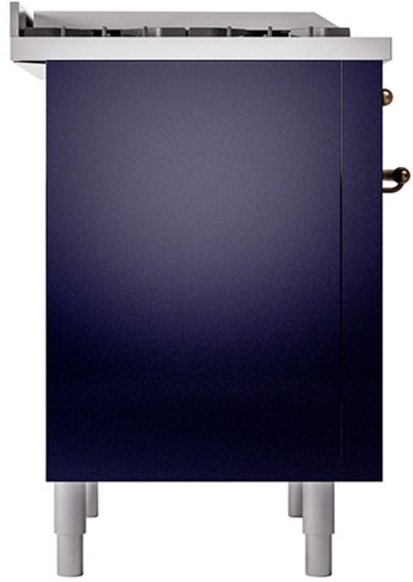 Ilve UP36FQNMPMBB Midnight Blue With Bronze Trim
