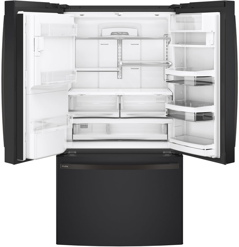 GE PYE22KELDS 36 Inch Counter Depth French Door Refrigerator wit...