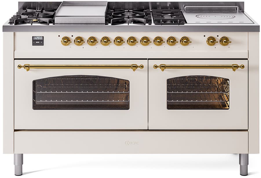Ilve UP60FSNMPAWG Antique White Brass