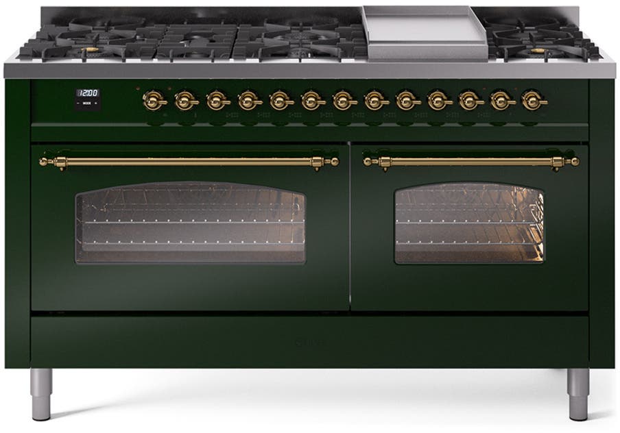 Ilve UP60FNMPEGG Emerald Green Brass