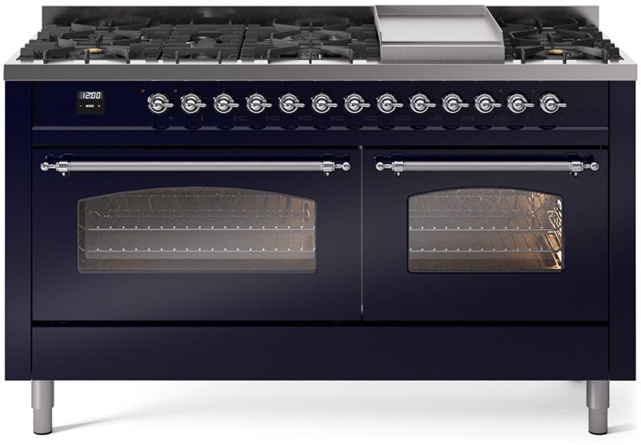 Ilve UP60FNMPMBC Midnight Blue Chrome
