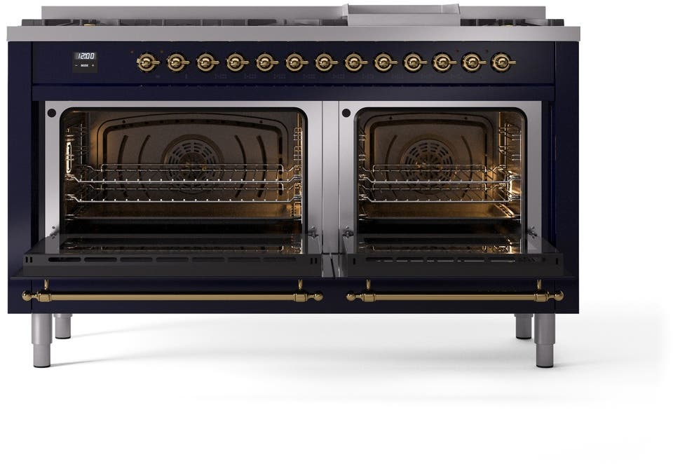 Ilve UP60FNMPMBG Midnight Blue Brass
