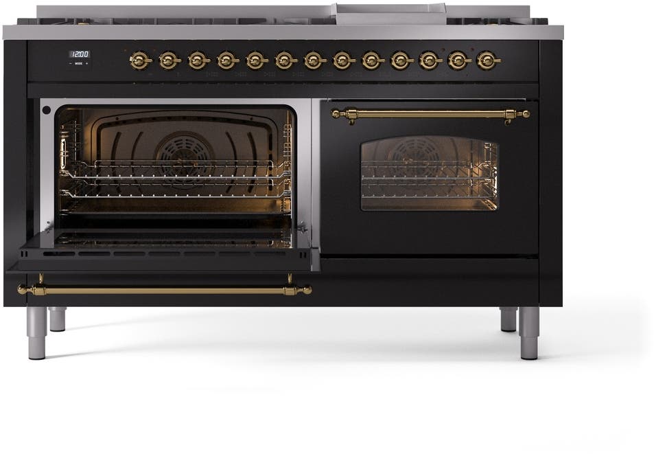 Ilve UP60FNMPBKG Black Brass