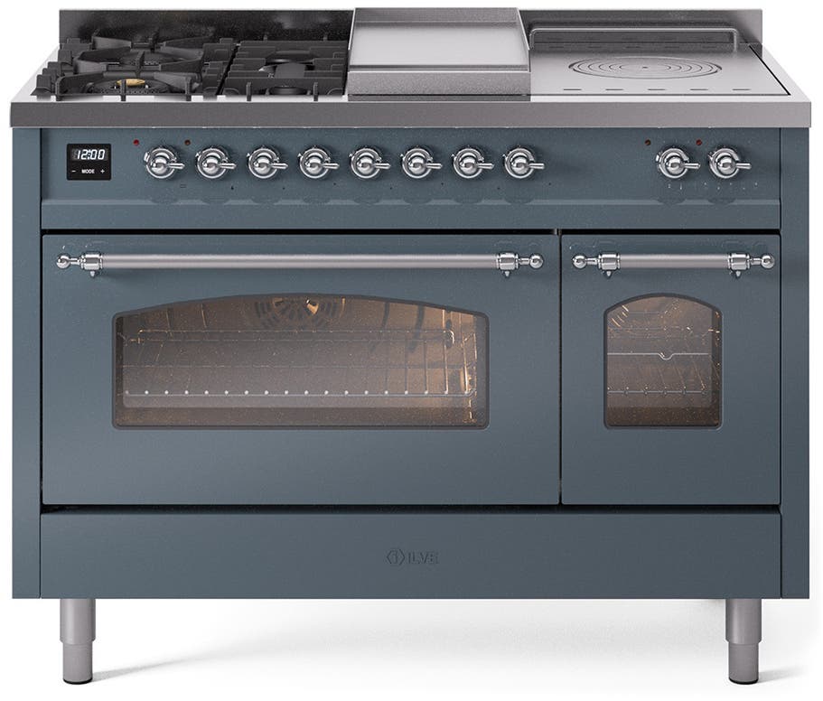 Ilve UP48FSNMPBGC Blue Grey Chrome