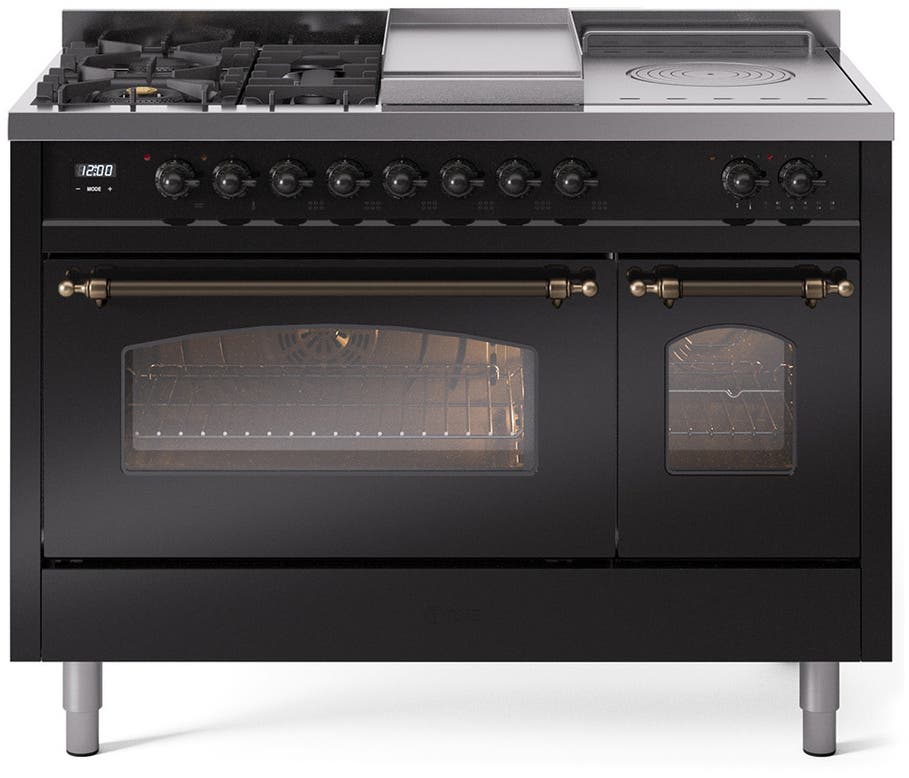 Ilve UP48FSNMPBKB Black Burnt