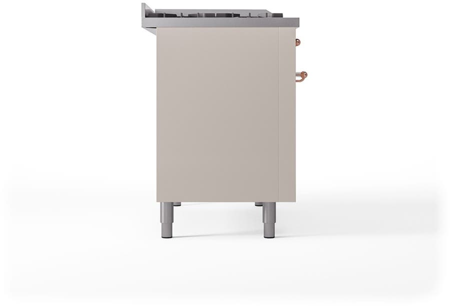 Ilve UN48FSQNMPAWP Antique White With Copper Knobs, Natural Gas