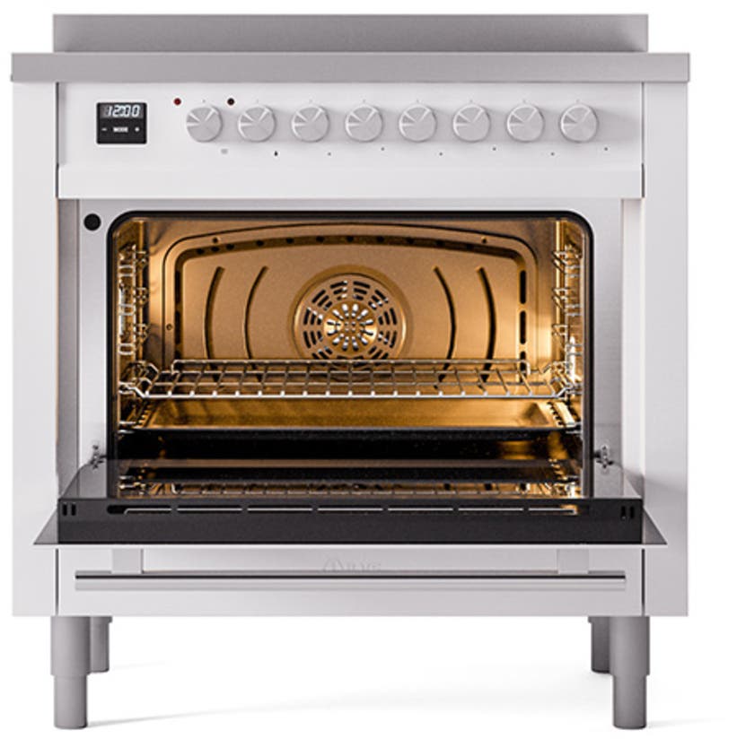 Ilve UPI366QMPRA Ral Custom Color With Stainless Steel Knobs