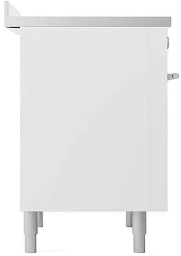 Ilve UPI366QMPWH White With Stainless Steel Trim