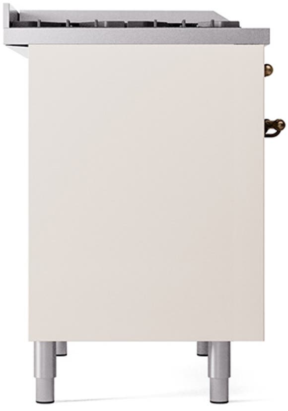 Ilve UPD40FQNMPAWBLP Antique White With Bronze Trim, Lp