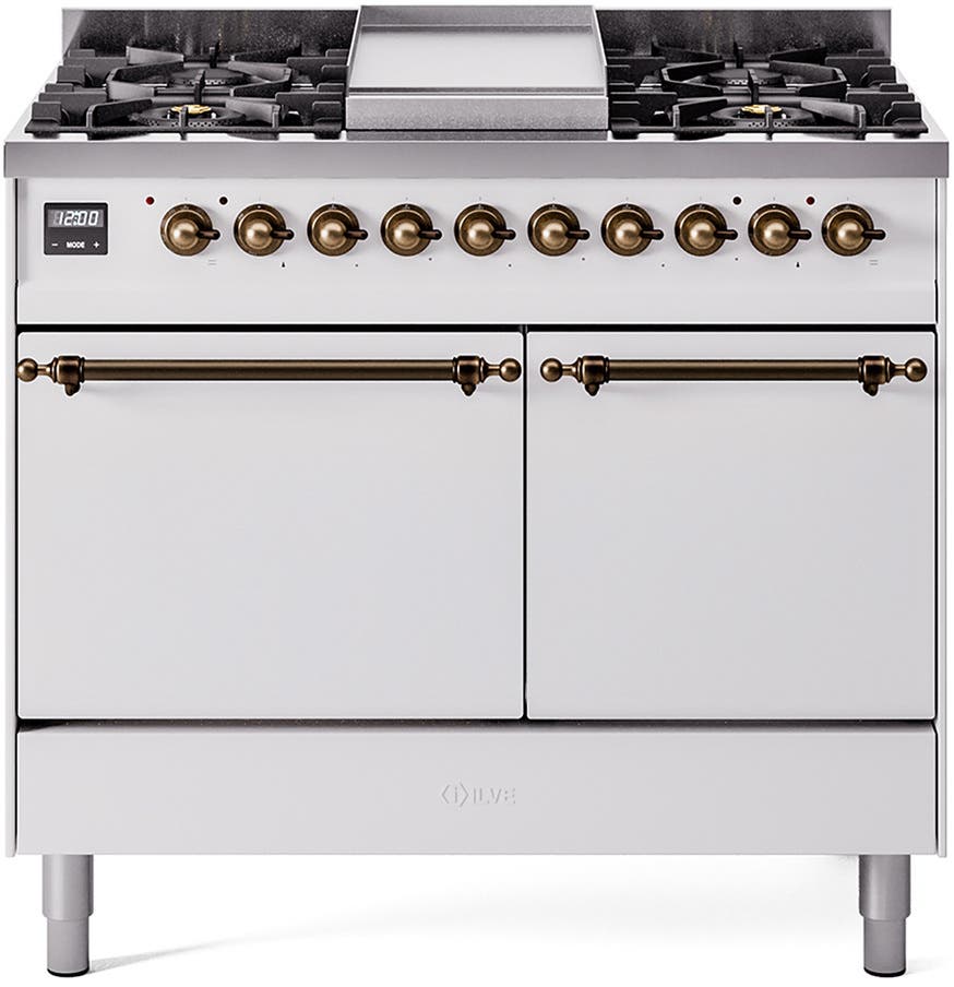 Ilve UPD40FQNMPWHB White With Bronze Trim
