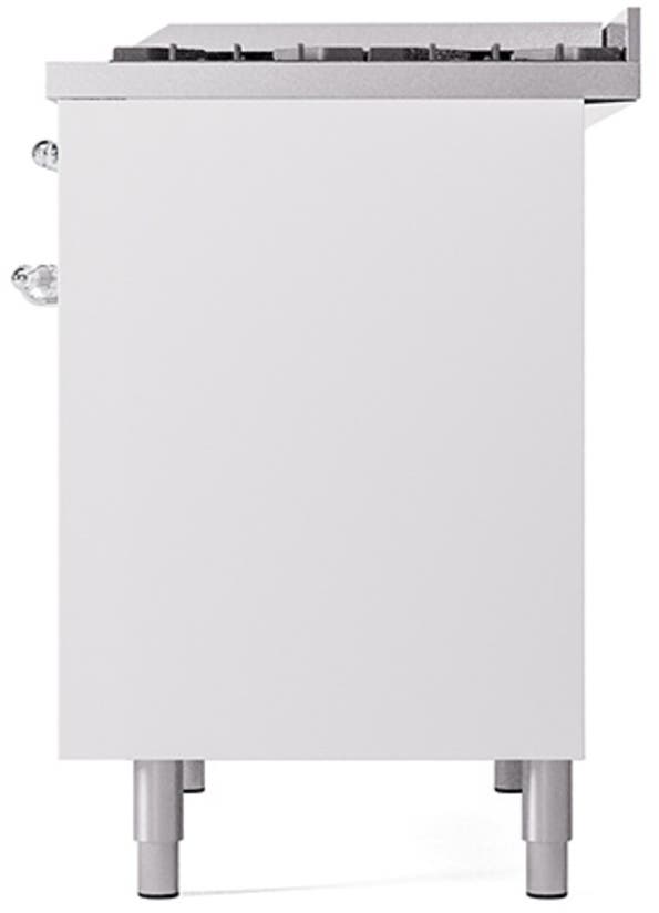 Ilve UPD40FQNMPWHC White With Chrome Trim