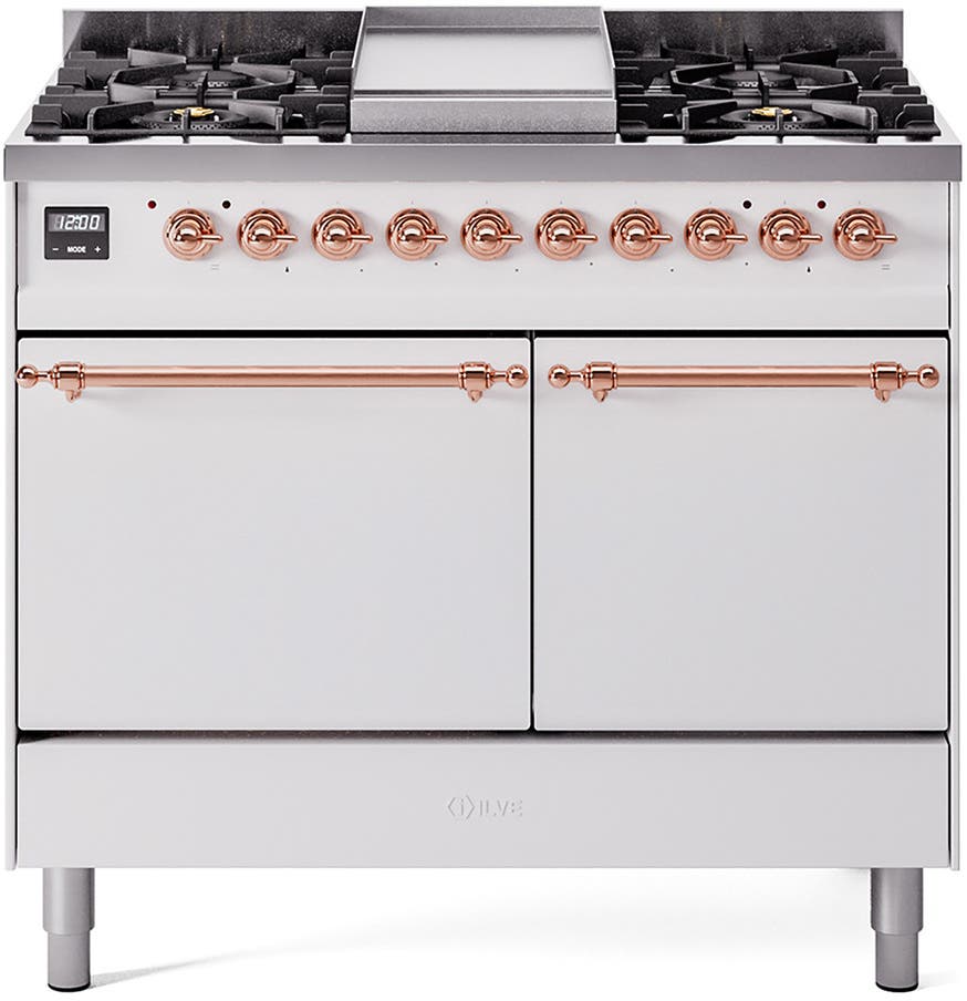 Ilve UPD40FQNMPWHP White With Copper Trim