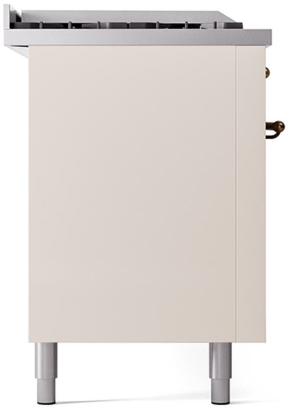 Ilve UP60FSQNMPAWBLP Antique White With Bronze Trim, Lp