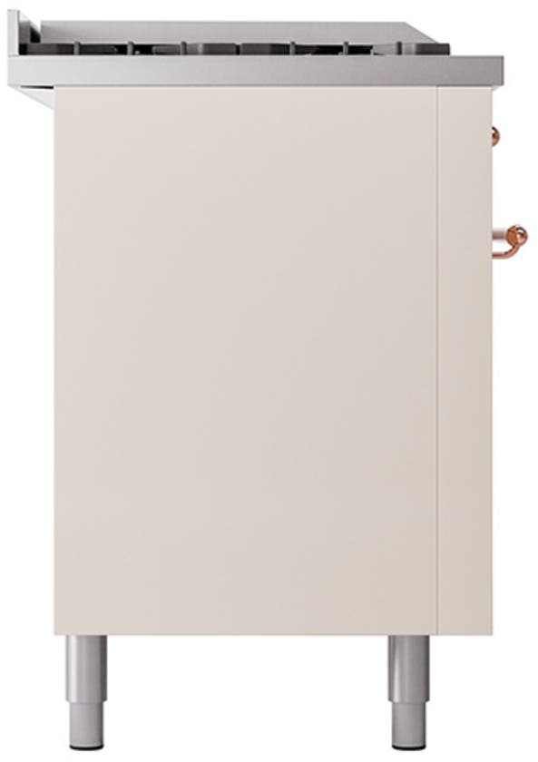 Ilve UP60FSQNMPAWP Antique White With Copper Trim
