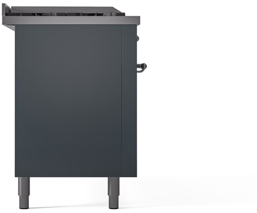 Ilve UP60FSQNMPBGCLP Blue Grey With Chrome Trim, Lp