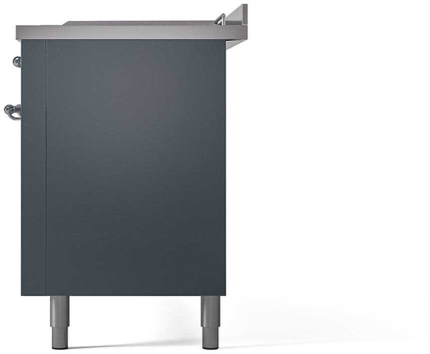 Ilve UP60FSQNMPBGC Blue Grey With Chrome Trim