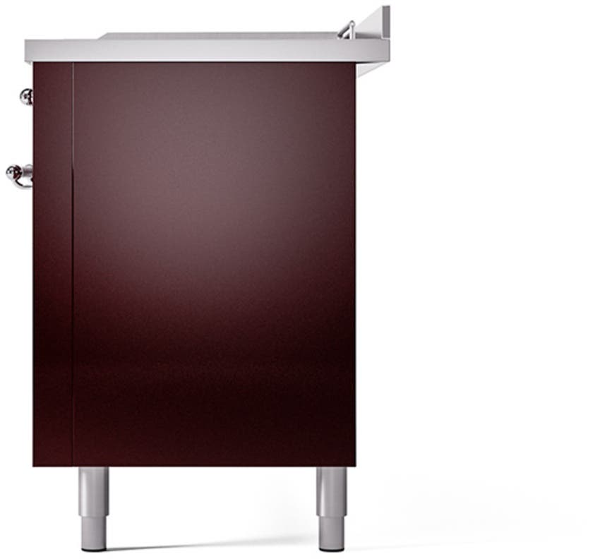 Ilve UP60FSQNMPBUCLP Burgundy With Chrome Trim, Lp