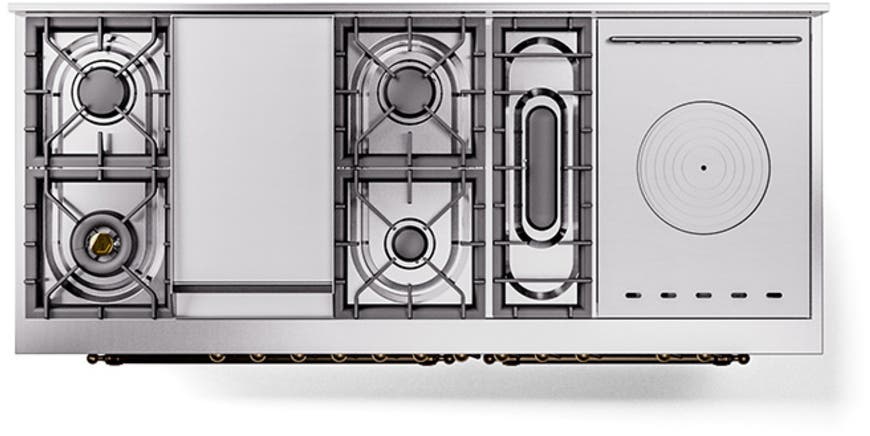 Ilve UP60FSQNMPSSB Stainless Steel With Bronze Trim