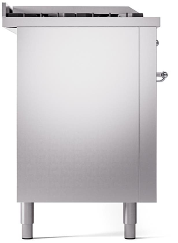Ilve UP60FSQNMPSSCLP Stainless Steel With Chrome Trim, Lp