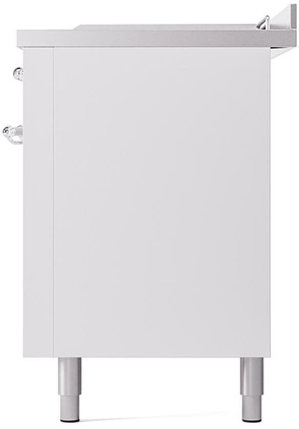 Ilve UP60FSQNMPWHC White With Chrome Trim