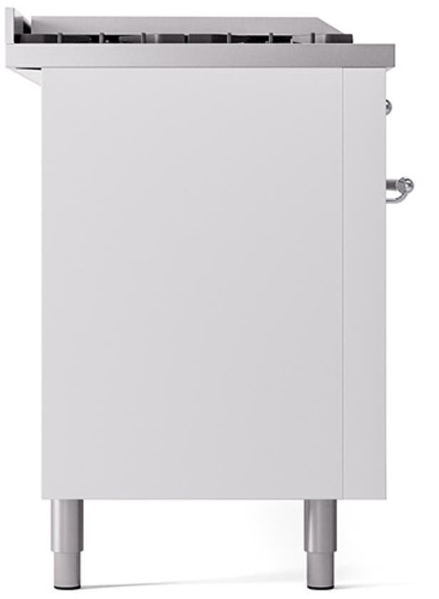 Ilve UP60FSQNMPWHCLP White With Chrome Trim, Lp