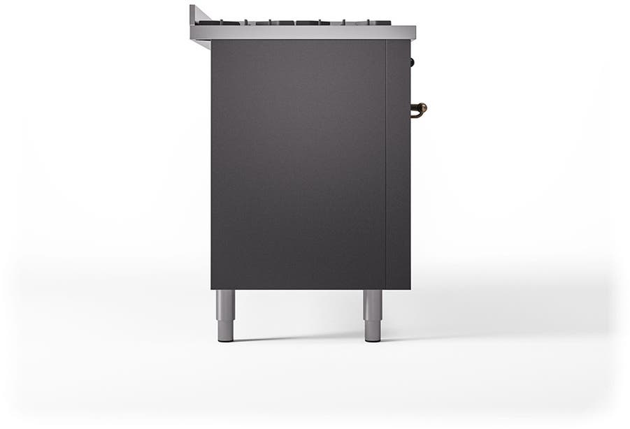 Ilve UP60FQNMPMGB Graphite Matte With Bronze Trim
