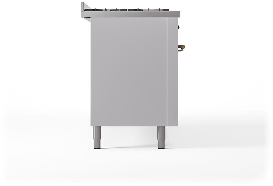 Ilve UP60FQNMPWHBLP White With Bronze Trim, Lp