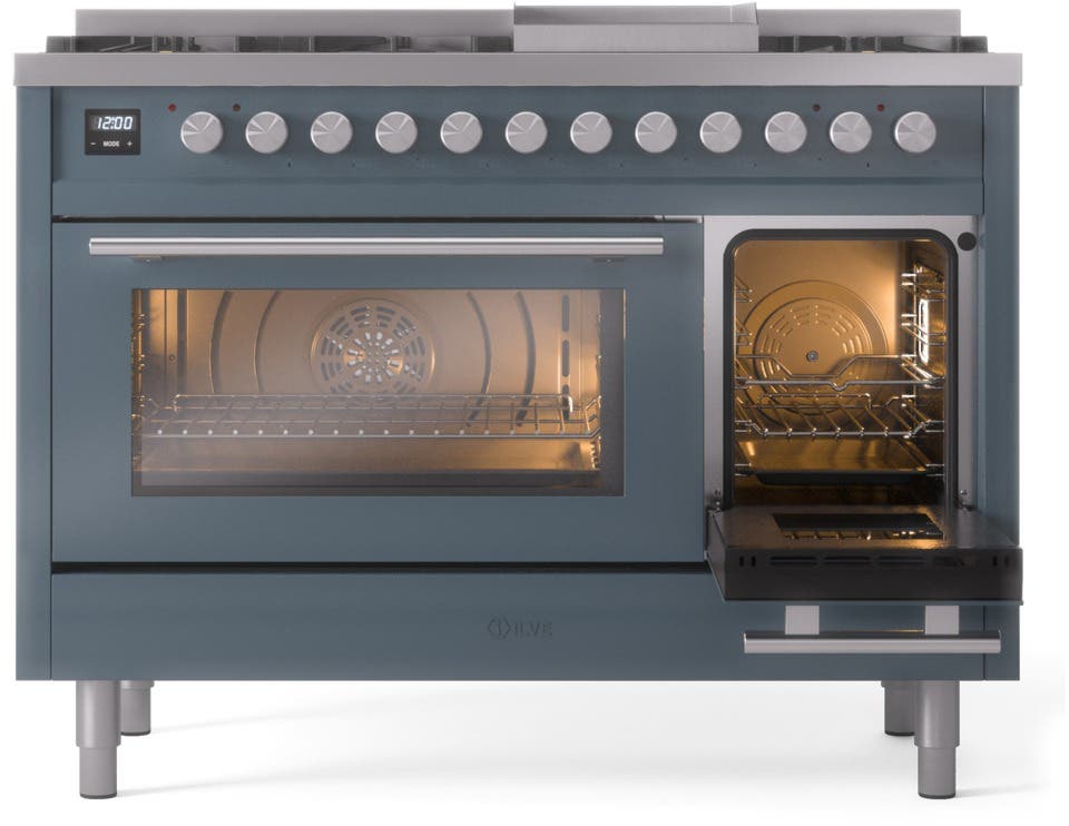 Ilve UP48FWMPBGLP Blue Grey With Satin Trim, Lp