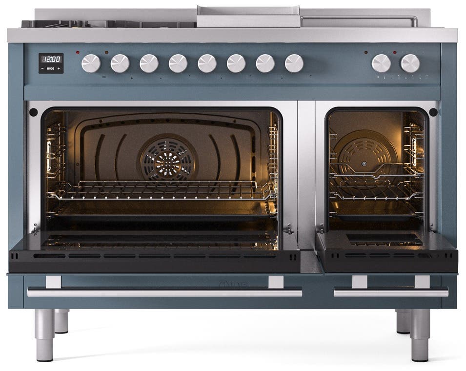 Ilve UP48FSWMPBGLP Blue Grey With Satin Trim, Lp