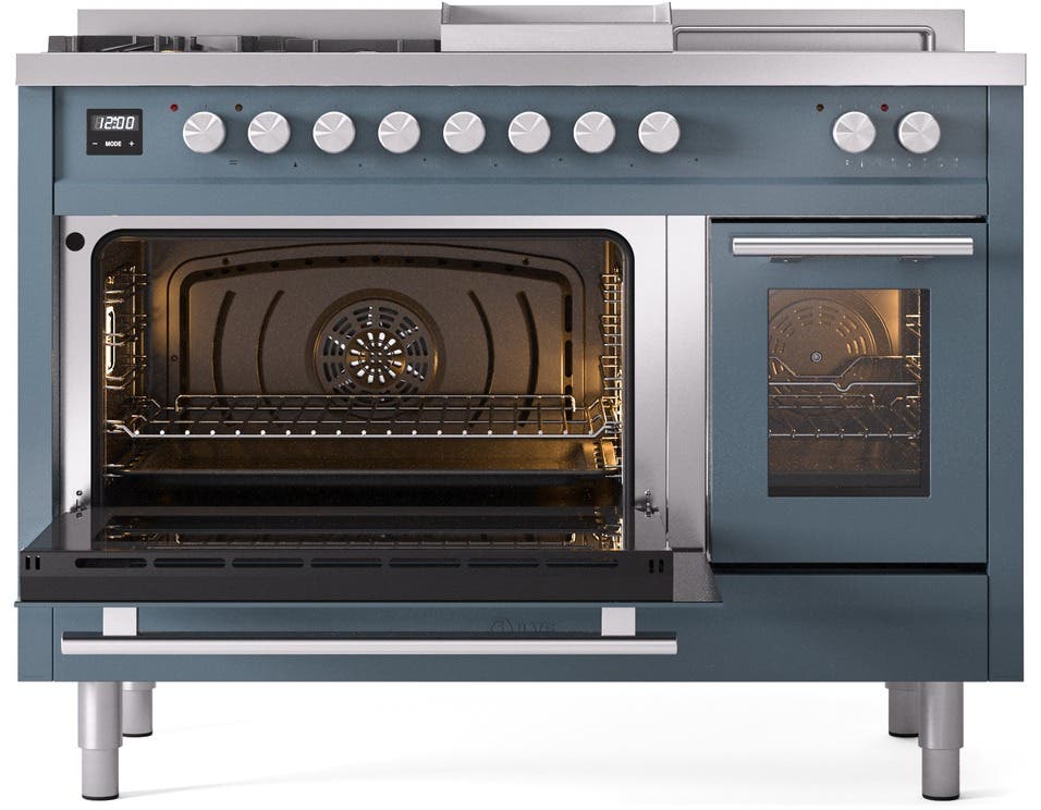 Ilve UP48FSWMPBGLP Blue Grey With Satin Trim, Lp