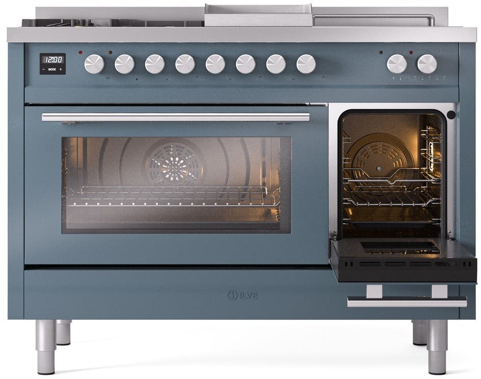 Ilve UP48FSWMPBGLP Blue Grey With Satin Trim, Lp