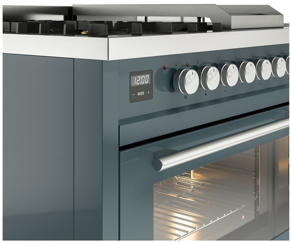 Ilve UP48FSWMPBGLP Blue Grey With Satin Trim, Lp