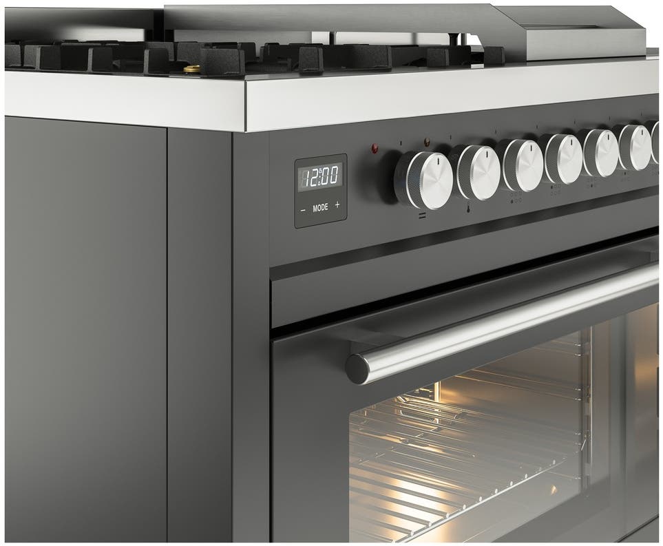 Ilve UP48FSWMPMGLP Graphite Matte With Satin Trim, Lp