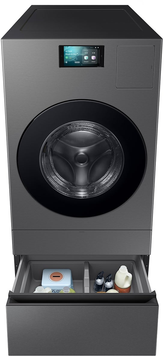 Samsung WD53DBA900HZ Bespoke Series 27 Inch Smart Washer/Dryer Combo wi...