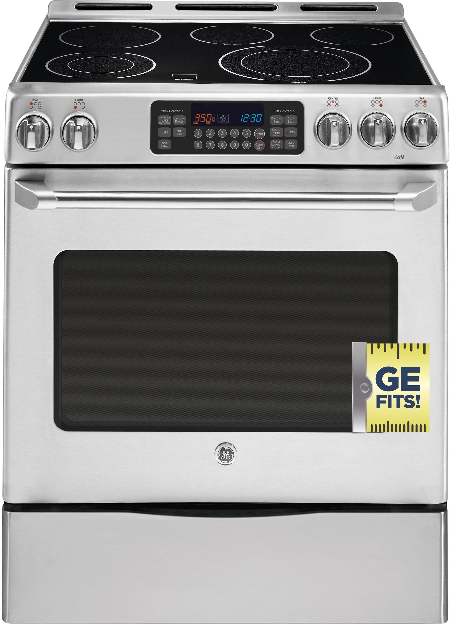 GE CS975SDSS 30" Free Standing Smoothtop Range