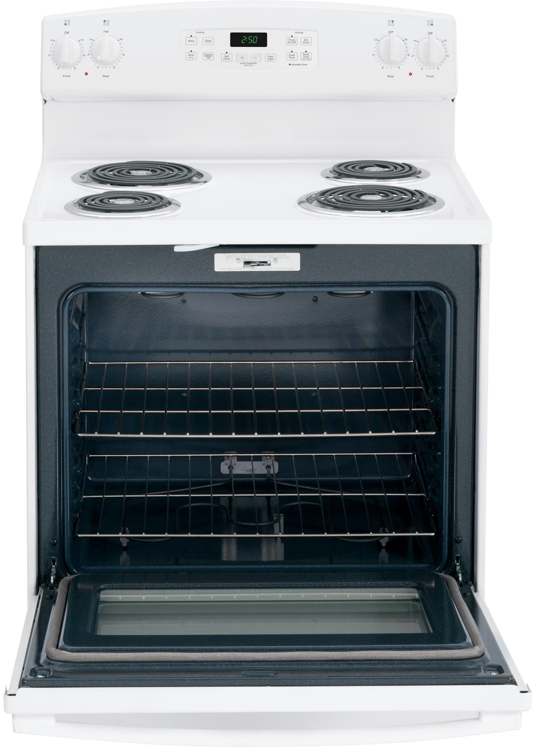 GE JB250DFWW White