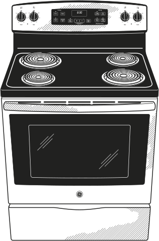 GE JB250RFSS Stainless Steel