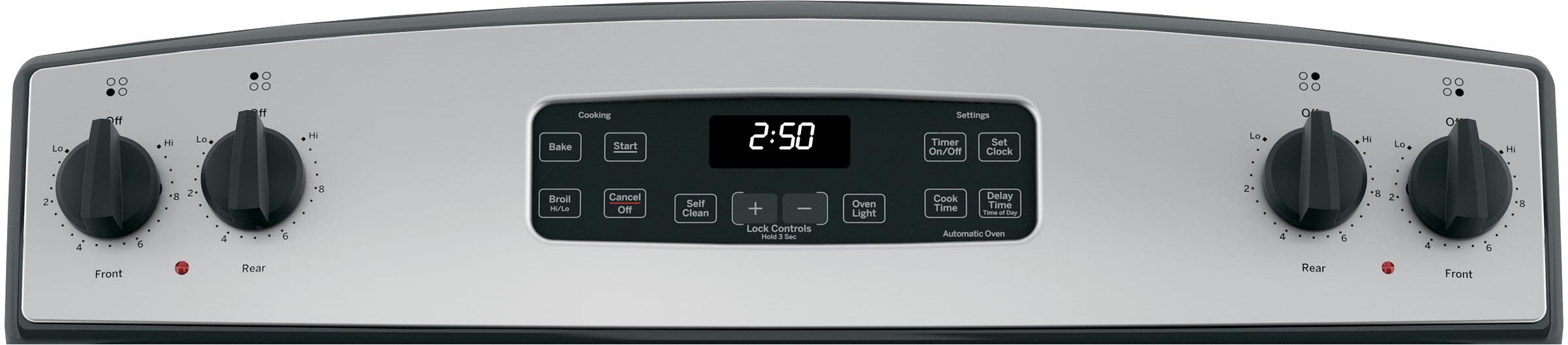 GE JB250RKSS Stainless Steel/black