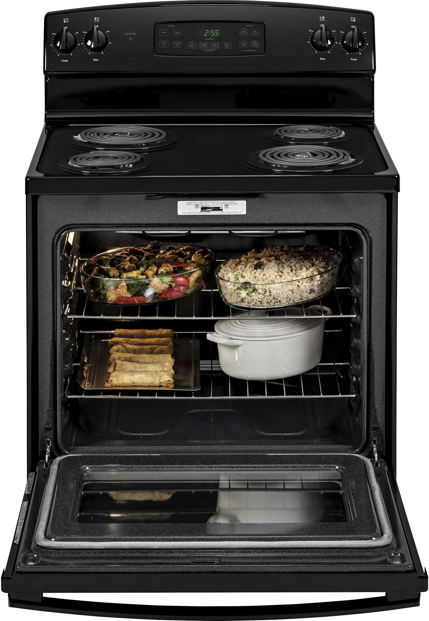 GE JB255DJBB Black