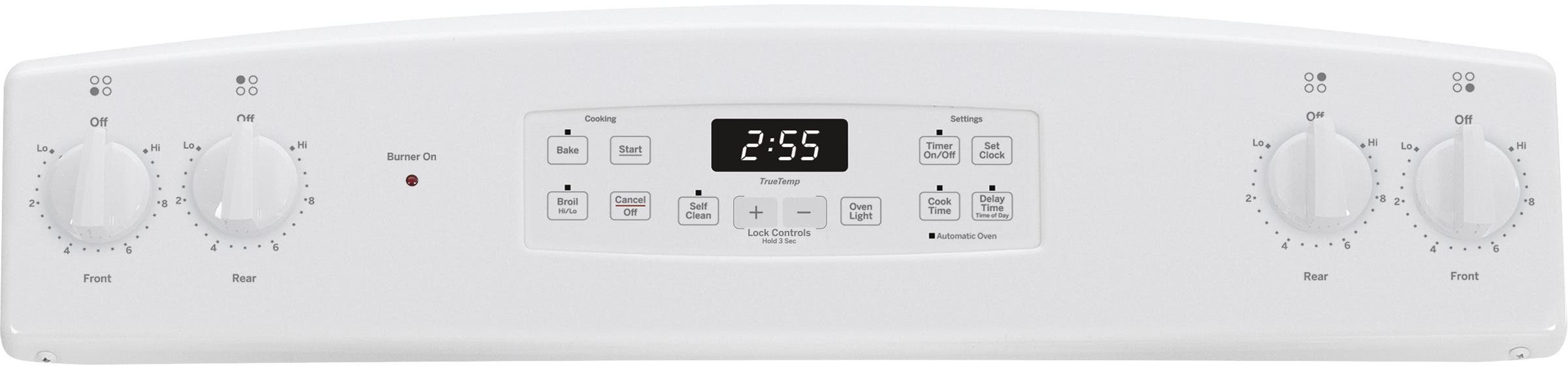 GE JB255DJWW White