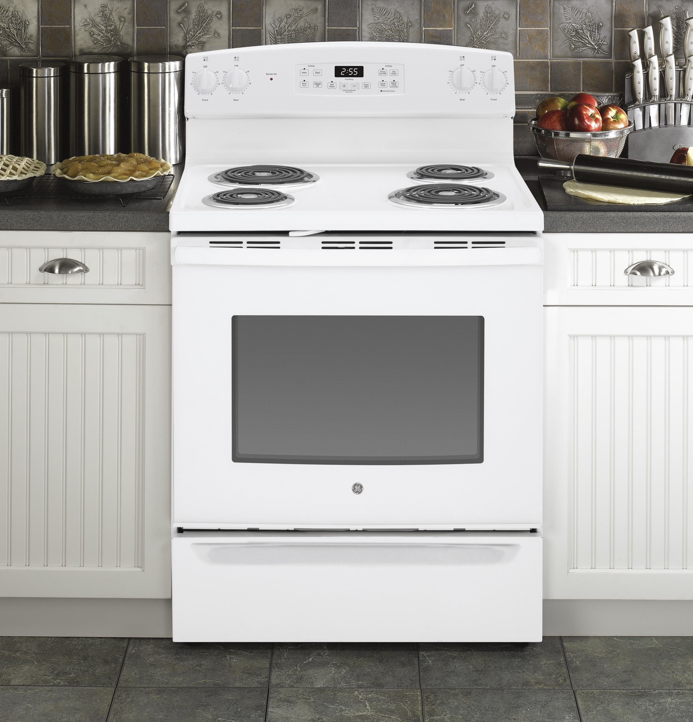 GE JB255DJWW White