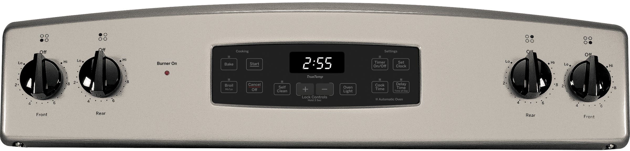 GE JB255GJSA Silver with Black accents