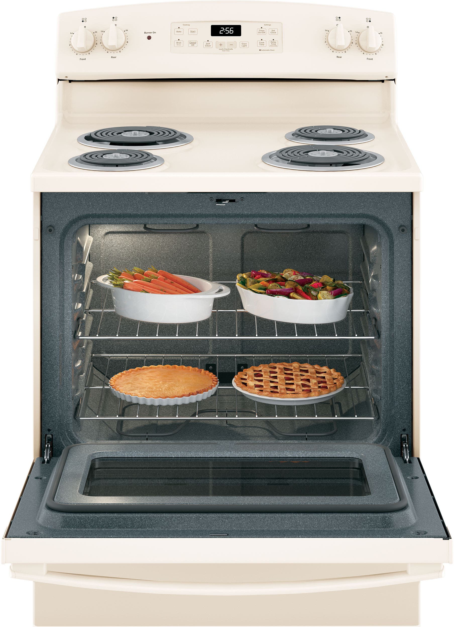 GE JB256DMCC Bisque