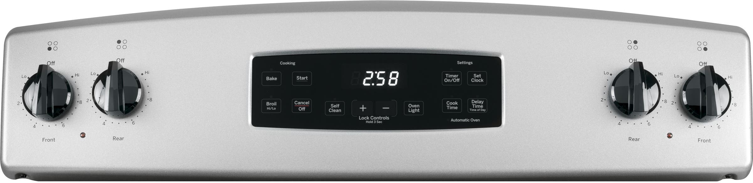 GE JB258GMSA Silver