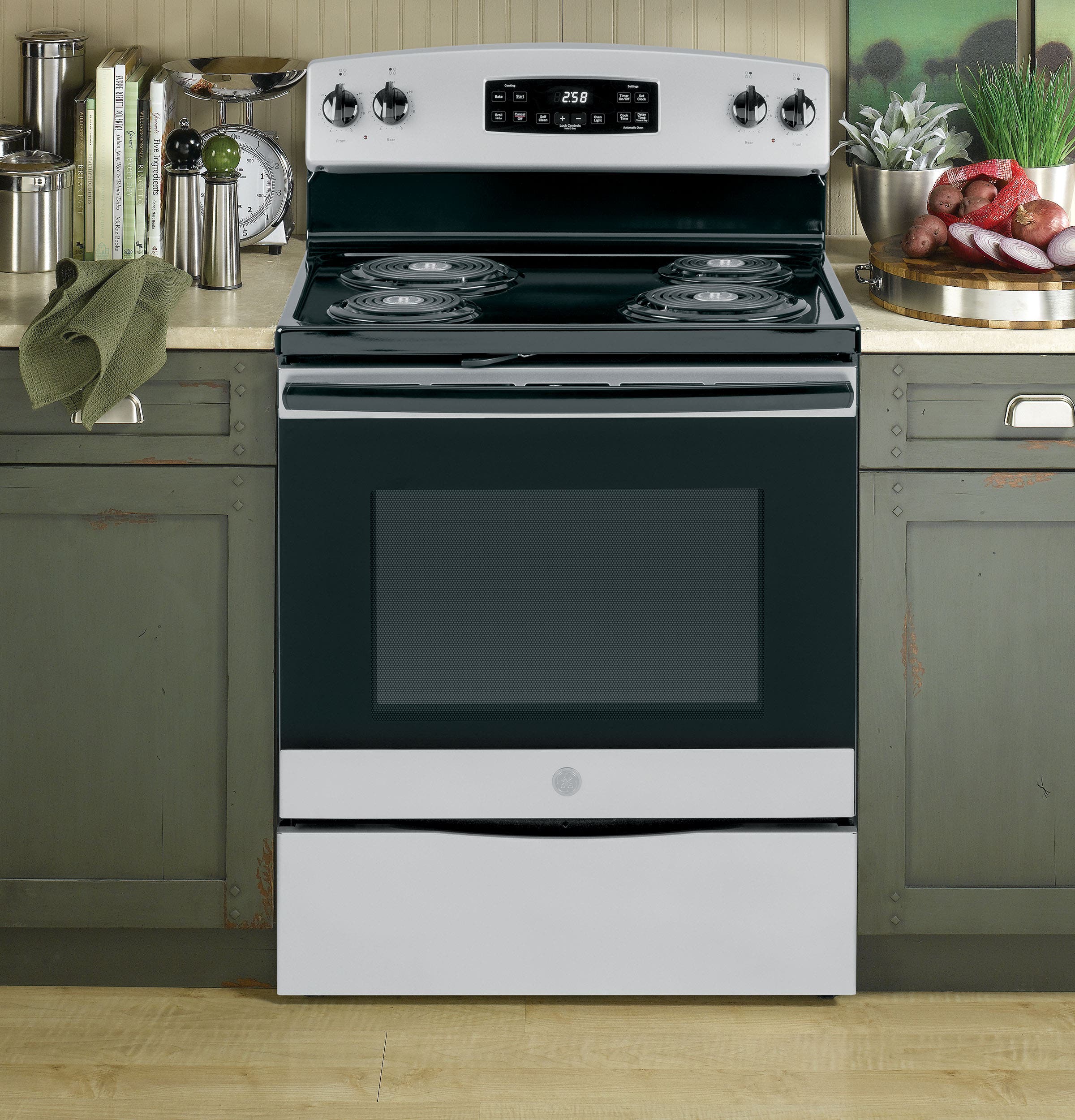 GE JB258GMSA Silver