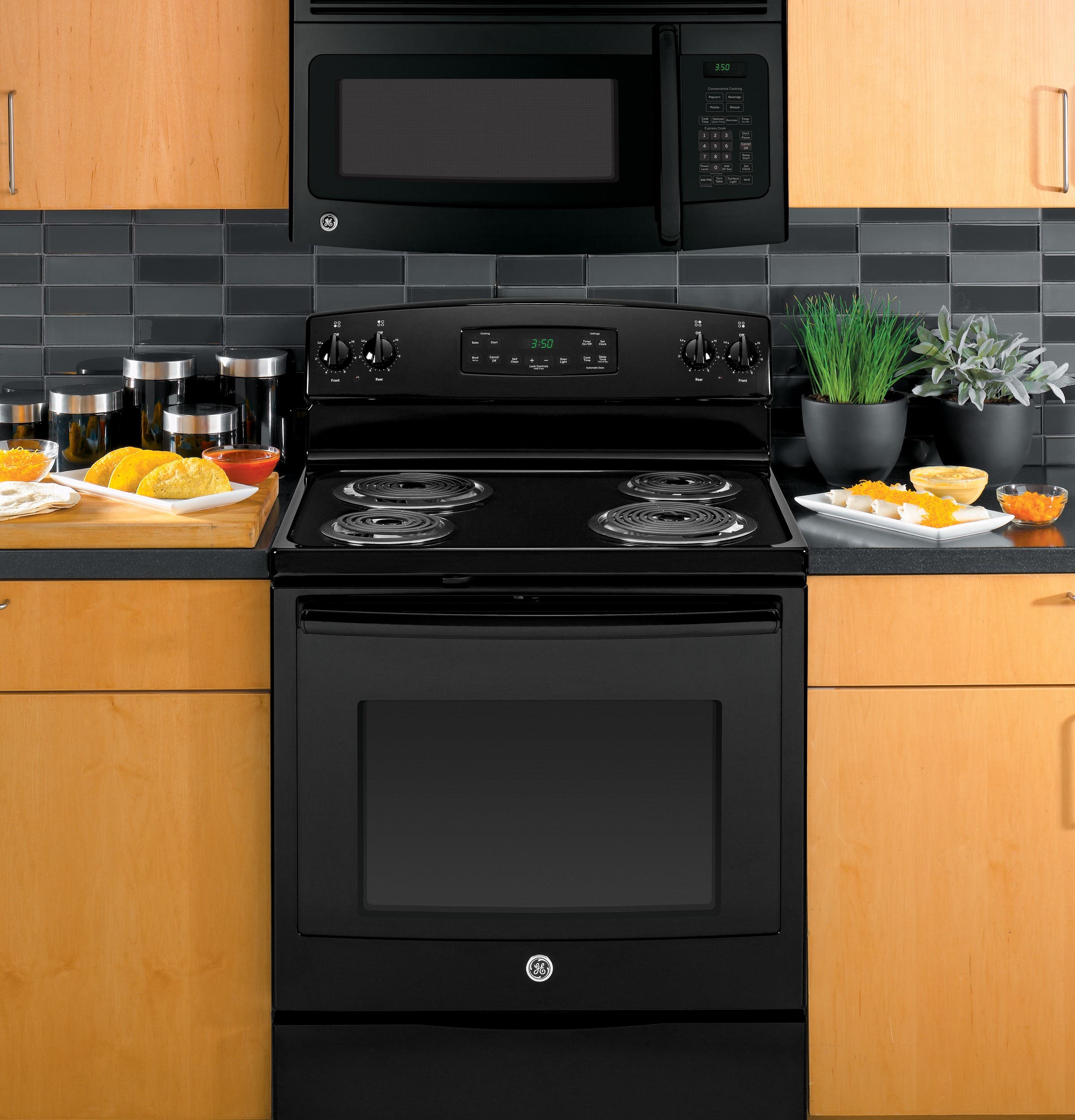 GE JB350DFBB Black