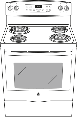 GE JB350DFBB Black