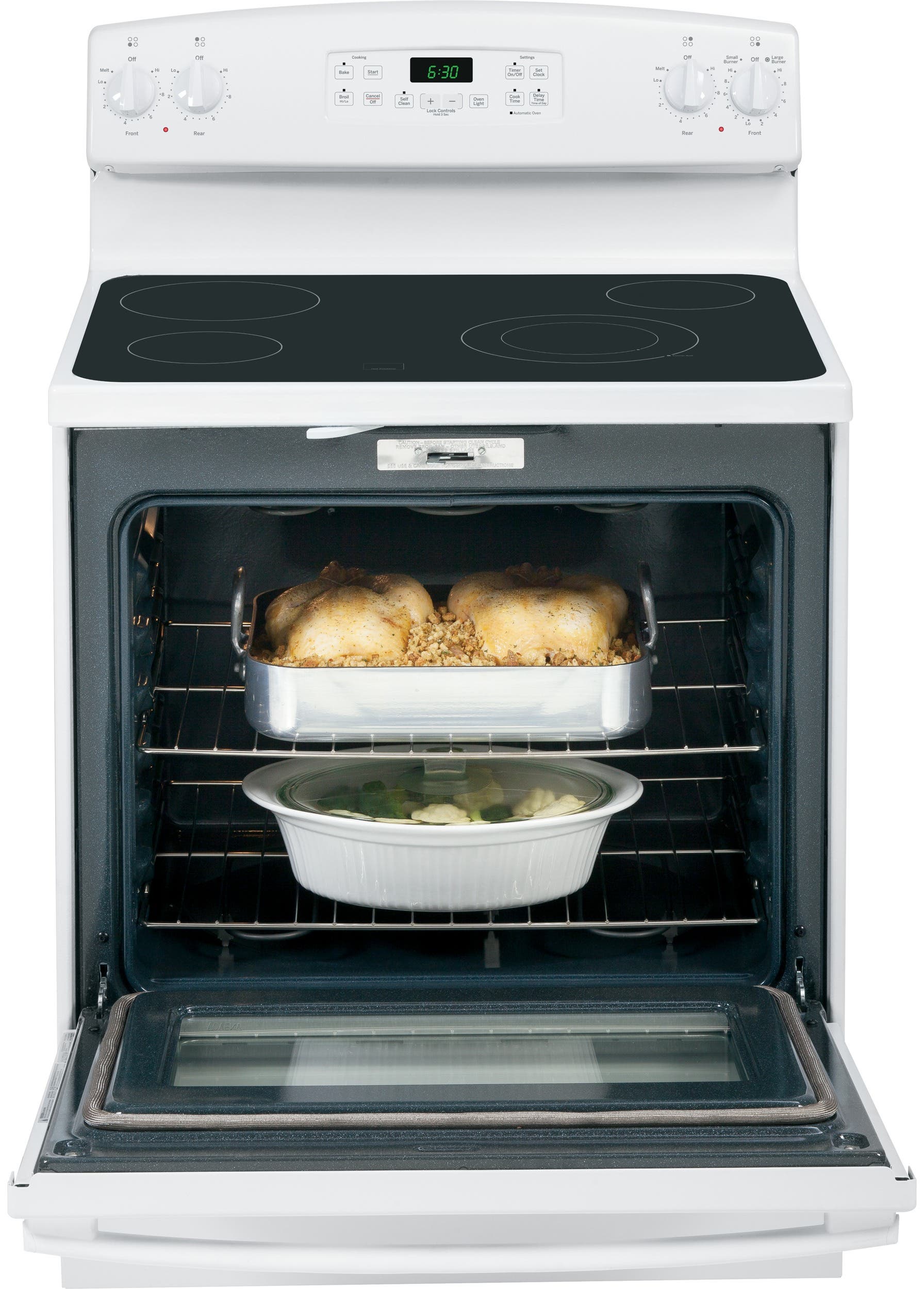 GE JB630DFWW White